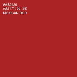 #AB2426 - Mexican Red Color Image