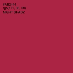 #AB2444 - Night Shadz Color Image