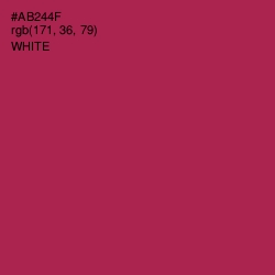 #AB244F - Night Shadz Color Image