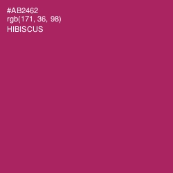 #AB2462 - Hibiscus Color Image