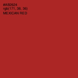 #AB2624 - Mexican Red Color Image