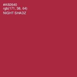 #AB2640 - Night Shadz Color Image