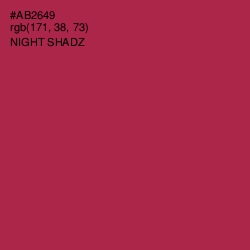 #AB2649 - Night Shadz Color Image