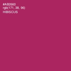 #AB2660 - Hibiscus Color Image