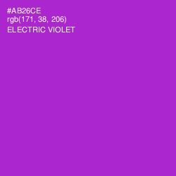 #AB26CE - Electric Violet Color Image