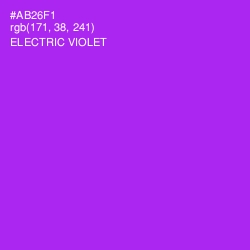 #AB26F1 - Electric Violet Color Image