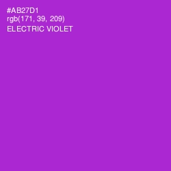 #AB27D1 - Electric Violet Color Image