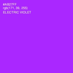 #AB27FF - Electric Violet Color Image