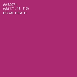 #AB2971 - Royal Heath Color Image