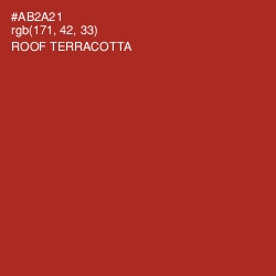 #AB2A21 - Roof Terracotta Color Image