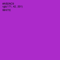 #AB2AC9 - Electric Violet Color Image