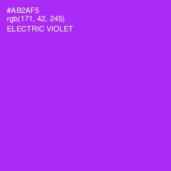 #AB2AF5 - Electric Violet Color Image
