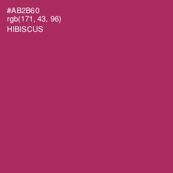 #AB2B60 - Hibiscus Color Image