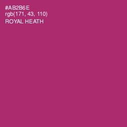 #AB2B6E - Royal Heath Color Image