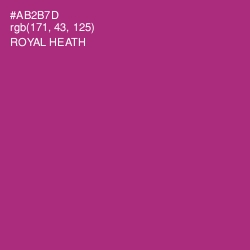 #AB2B7D - Royal Heath Color Image