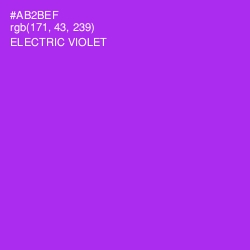 #AB2BEF - Electric Violet Color Image
