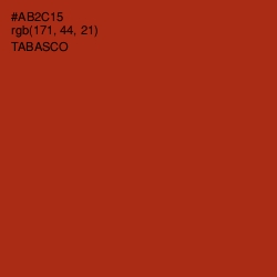 #AB2C15 - Tabasco Color Image
