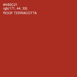 #AB2C21 - Roof Terracotta Color Image