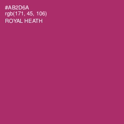 #AB2D6A - Royal Heath Color Image