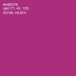 #AB2D7B - Royal Heath Color Image