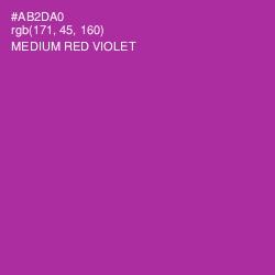 #AB2DA0 - Medium Red Violet Color Image