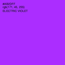 #AB2DFF - Electric Violet Color Image