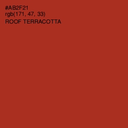 #AB2F21 - Roof Terracotta Color Image