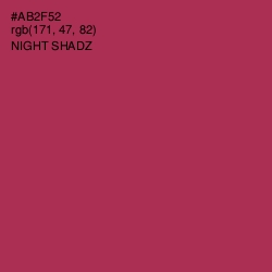 #AB2F52 - Night Shadz Color Image