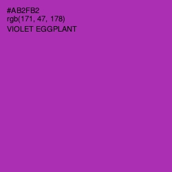 #AB2FB2 - Violet Eggplant Color Image