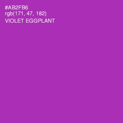 #AB2FB6 - Violet Eggplant Color Image