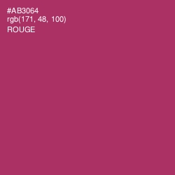 #AB3064 - Rouge Color Image