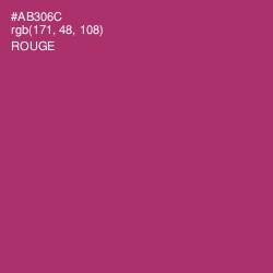 #AB306C - Rouge Color Image