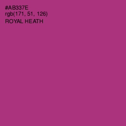 #AB337E - Royal Heath Color Image