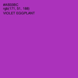 #AB33BC - Violet Eggplant Color Image