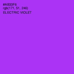 #AB33F6 - Electric Violet Color Image