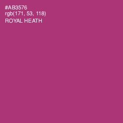 #AB3576 - Royal Heath Color Image