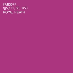 #AB357F - Royal Heath Color Image