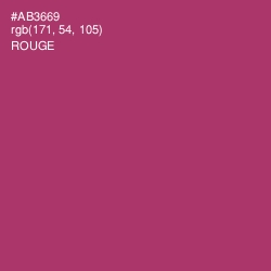 #AB3669 - Rouge Color Image