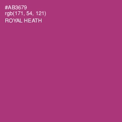 #AB3679 - Royal Heath Color Image