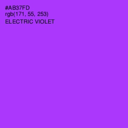 #AB37FD - Electric Violet Color Image