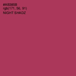 #AB385B - Night Shadz Color Image