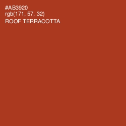 #AB3920 - Roof Terracotta Color Image