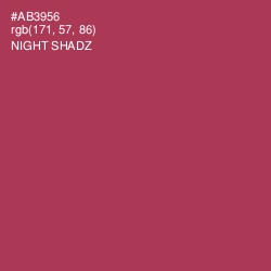 #AB3956 - Night Shadz Color Image