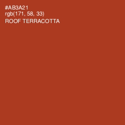 #AB3A21 - Roof Terracotta Color Image