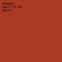 #AB3A24 - Roof Terracotta Color Image