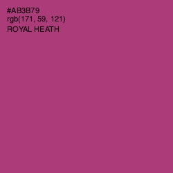 #AB3B79 - Royal Heath Color Image