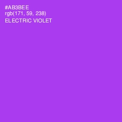 #AB3BEE - Electric Violet Color Image