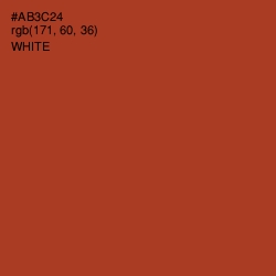 #AB3C24 - Roof Terracotta Color Image