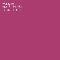 #AB3C70 - Royal Heath Color Image