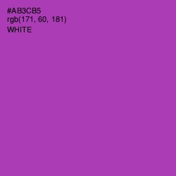 #AB3CB5 - Medium Red Violet Color Image